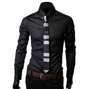 Men Plaid Shirts Brand 5XL New Mens Dress Shirts
