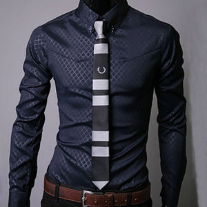Men Plaid Shirts Brand 5XL New Mens Dress Shirts