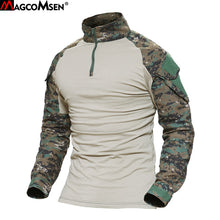 Load image into Gallery viewer, MAGCOMSEN Man Multicam  Army  T-shirts