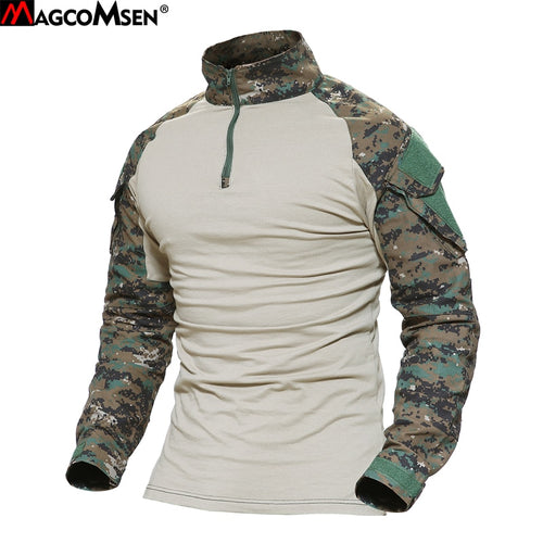 MAGCOMSEN Man Multicam  Army  T-shirts