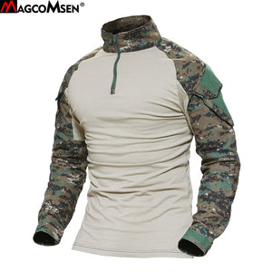 MAGCOMSEN Man Multicam  Army  T-shirts