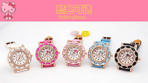 Hot Sales Lovely Stainless Steel Hello Kitty Watch