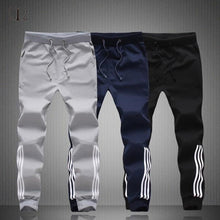 Load image into Gallery viewer, Mens Joggers Striped Slim Fitted Pants