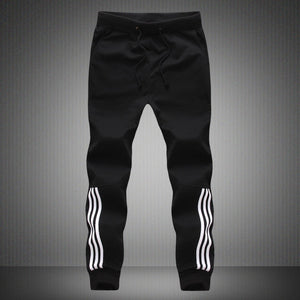 Mens Joggers Striped Slim Fitted Pants