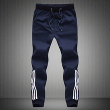 Load image into Gallery viewer, Mens Joggers Striped Slim Fitted Pants