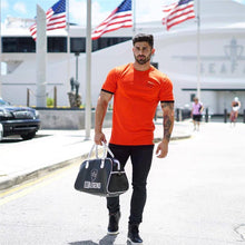 Load image into Gallery viewer, Men cotton Short sleeve Fitness t shirt