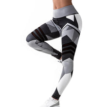 Load image into Gallery viewer, Women Geometry Print Sports Leggings Pants
