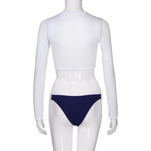 Load image into Gallery viewer, Women Bra Patchwork Bikini Swimsuit Set