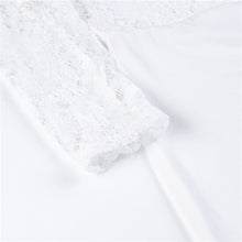 Load image into Gallery viewer, Women shoulder sexy playsuits fashion long sleeve