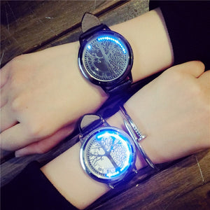 Leather Waterproof LED Watch Men & Women