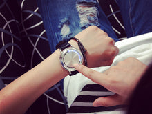 Load image into Gallery viewer, Leather Waterproof LED Watch Men &amp; Women