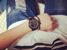 Load image into Gallery viewer, Leather Waterproof LED Watch Men &amp; Women