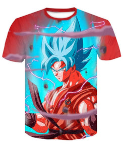 Dragon Ball Z T Shirts Mens Summer Fashion 3D Print