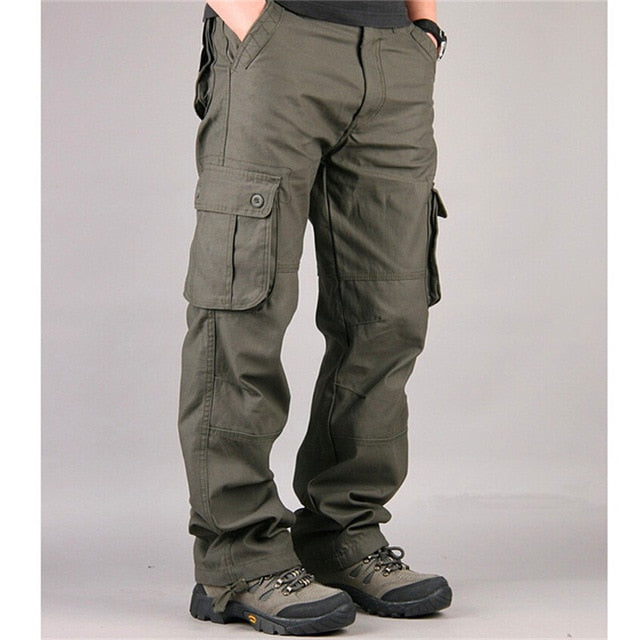 Men's Cargo Pants Mens Casual Multi Pockets