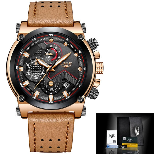 Reloje 2018 LIGE for FitwithFashion Men Watch