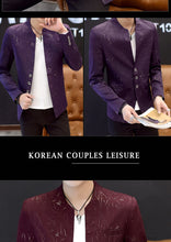 Load image into Gallery viewer, HO 2019 Men &#39;s casual collar print suit