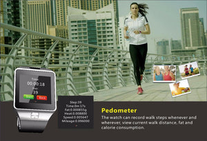 Intelligent Digital Sport Gold Smart Watch