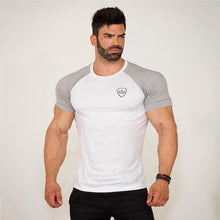 Load image into Gallery viewer, Men cotton Short sleeve Fitness t shirt
