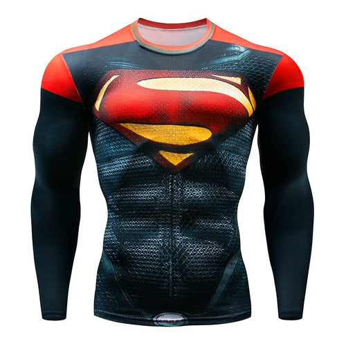 Tight long sleeves Superhero Compression