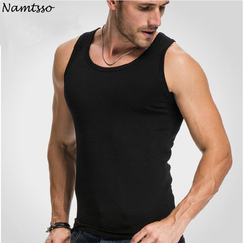 Men's Close-fitting Vest Fitness Elastic Casual