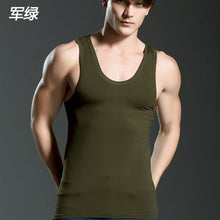 Load image into Gallery viewer, Men&#39;s Close-fitting Vest Fitness Elastic Casual