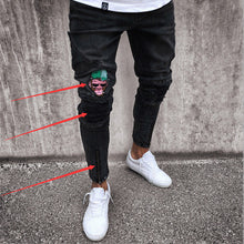 Load image into Gallery viewer, New Fashion Mens Skinny Stretch Denim Jeans