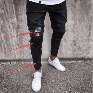 New Fashion Mens Skinny Stretch Denim Jeans