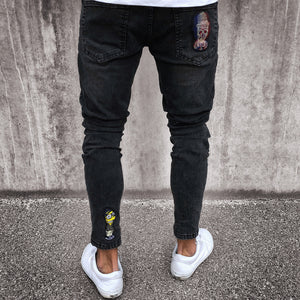 New Fashion Mens Skinny Stretch Denim Jeans