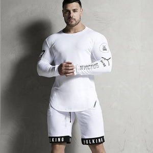 High-elasticity Sporting T-shirt Men long Sleeve