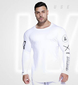 High-elasticity Sporting T-shirt Men long Sleeve