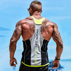 Mens Tank top Gyms sleeveless shirt