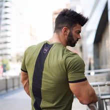 Load image into Gallery viewer, Men cotton Short sleeve Fitness t shirt