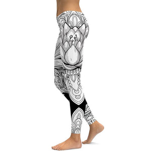Print Yoga Pants Women Unique Fitness Leggings