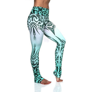 Print Yoga Pants Women Unique Fitness Leggings