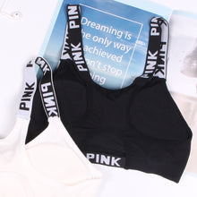 Load image into Gallery viewer, Women Sport Bra Top Black Padded Sports Bra