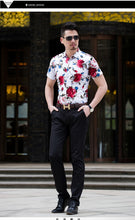 Load image into Gallery viewer, Fit Short Sleeve Floral Shirt Mens Clothing