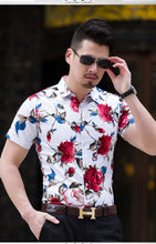 Load image into Gallery viewer, Fit Short Sleeve Floral Shirt Mens Clothing