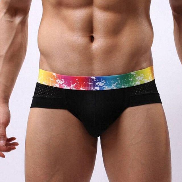 Rainbow Belt Paint Male Sexy Underwear