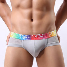 Load image into Gallery viewer, Rainbow Belt Paint Male Sexy Underwear