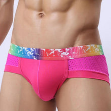 Load image into Gallery viewer, Rainbow Belt Paint Male Sexy Underwear