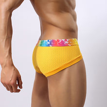 Load image into Gallery viewer, Rainbow Belt Paint Male Sexy Underwear