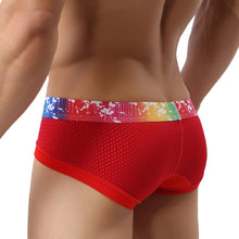Load image into Gallery viewer, Rainbow Belt Paint Male Sexy Underwear