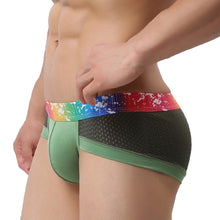 Load image into Gallery viewer, Rainbow Belt Paint Male Sexy Underwear