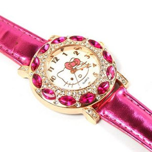 Hot Sales Lovely Stainless Steel Hello Kitty Watch