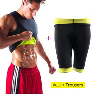 Vest & Pants Neoprene Body Shaper For Men