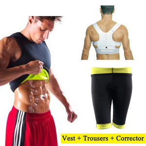 Vest & Pants Neoprene Body Shaper For Men