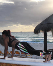 Load image into Gallery viewer, Printed Reflective Sport Yoga Pants