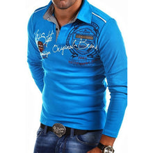 Load image into Gallery viewer, ZOGAA Long Sleeve Polo ralphlauren Shirts Men