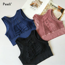 Load image into Gallery viewer, Peeli Seamless Sports Bra Top Fitness Women