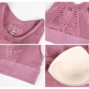 Peeli Seamless Sports Bra Top Fitness Women